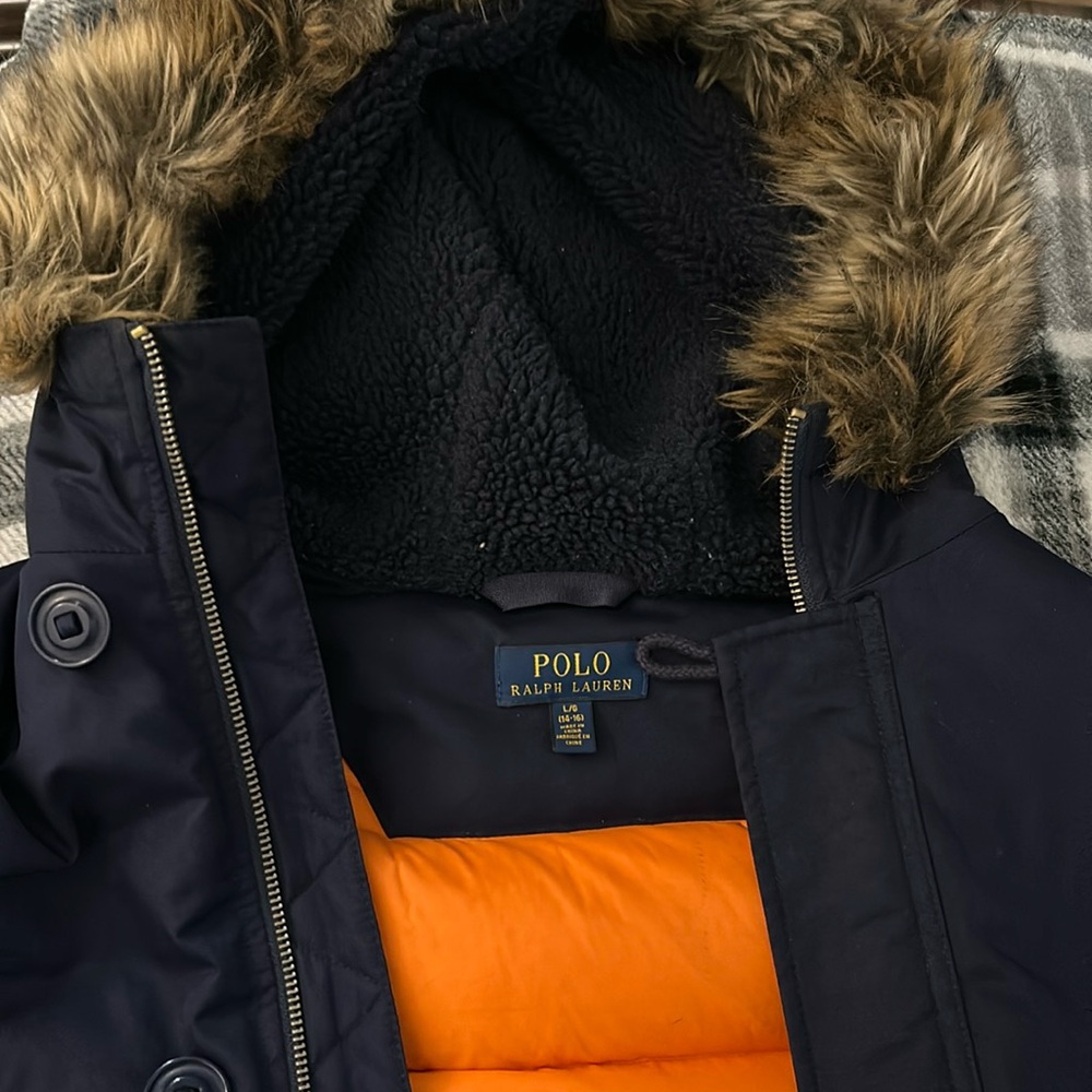 Used blue Ralph Lauren coat